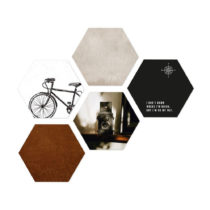 Obraz Hexagon, 5-Dielna Sada